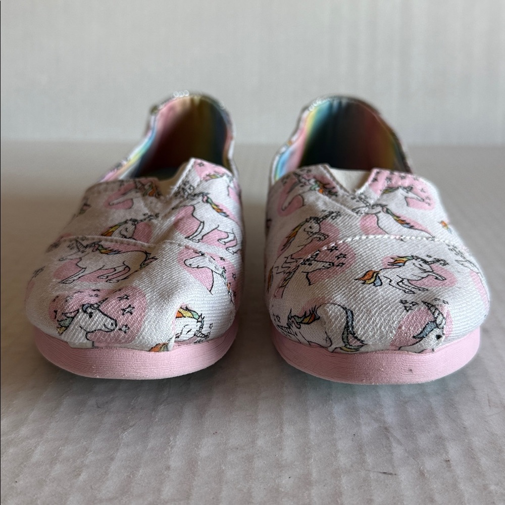 Toms Classic Pastel Glitter Unicorn Alpargata Flats - Picture 7 of 11
